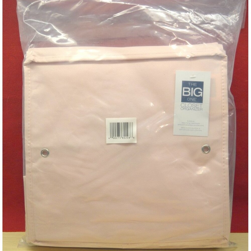 The Big One PINK Colorful Hanging Closet Organizer 54"H x 12"W x 12"D NWT